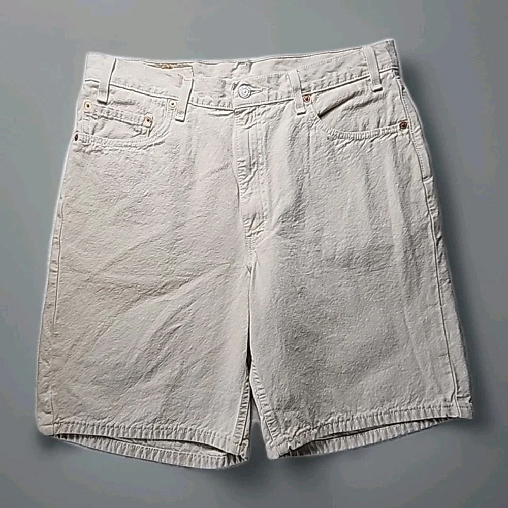 VTG Y2K‎ Levi's Jeans 550 Relaxed Fit Men's 36 Denim Shorts Tan Classic Cool EUC